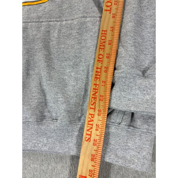 Boston‎ Bruins NHL Screened Logo Hoodie Sweatshirt (Men's Medium) Gray - Picture 8 of 13